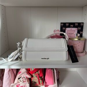 Madden Girl Elegant White Crossbody Bag